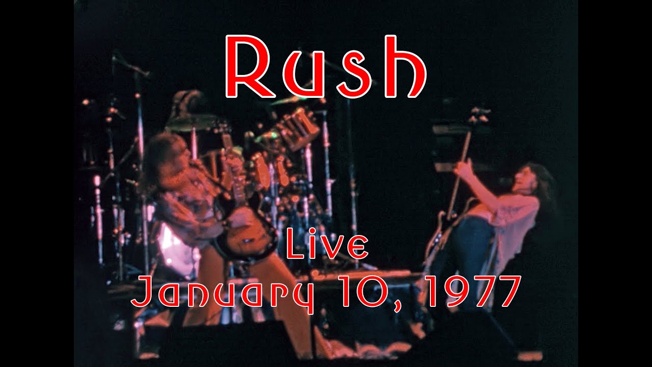 Rush - Live Dallas Texas January 10, 1977 8mm Film (HD)