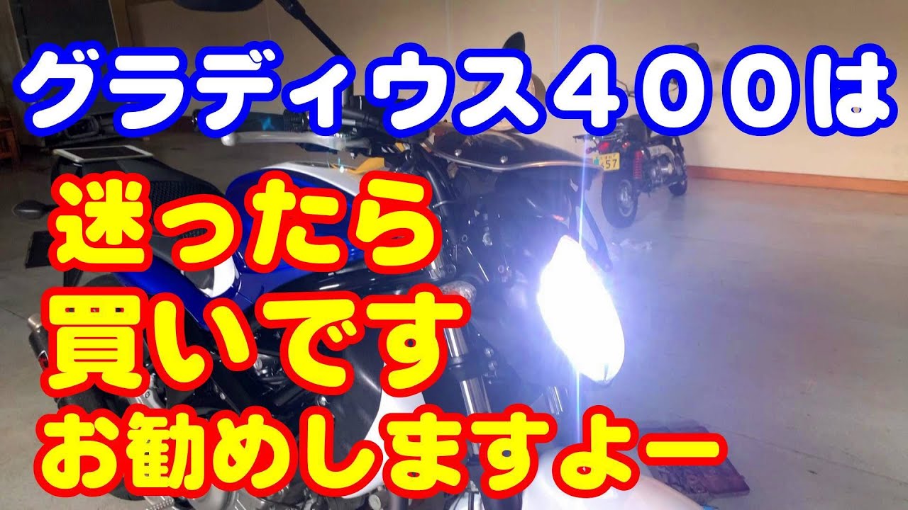 【愛車レビュー】グラディウス400 は 迷ったら 買い　お客様専用ガレージより