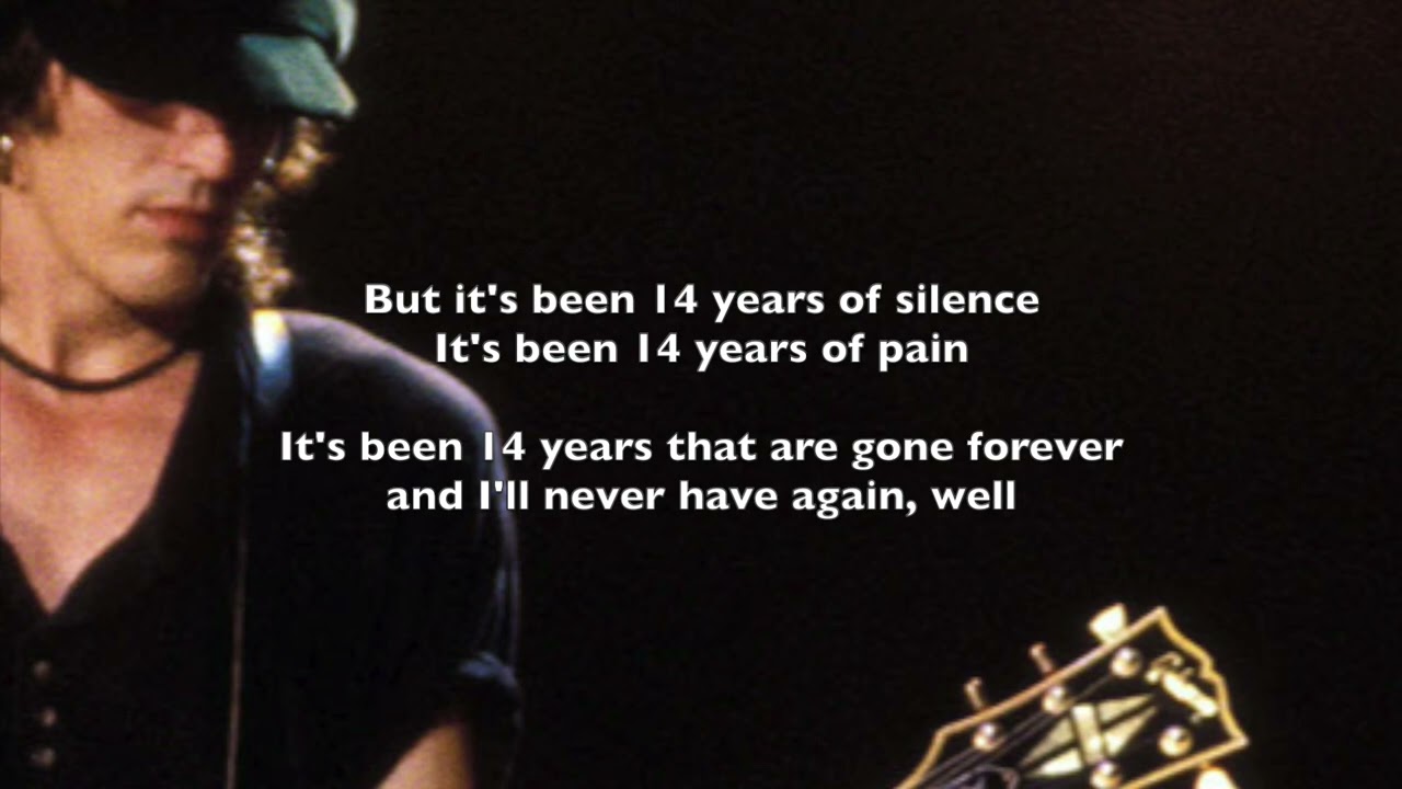 Guns N' Roses - 14 Years Lyrics - (Full Lyric Video!)
