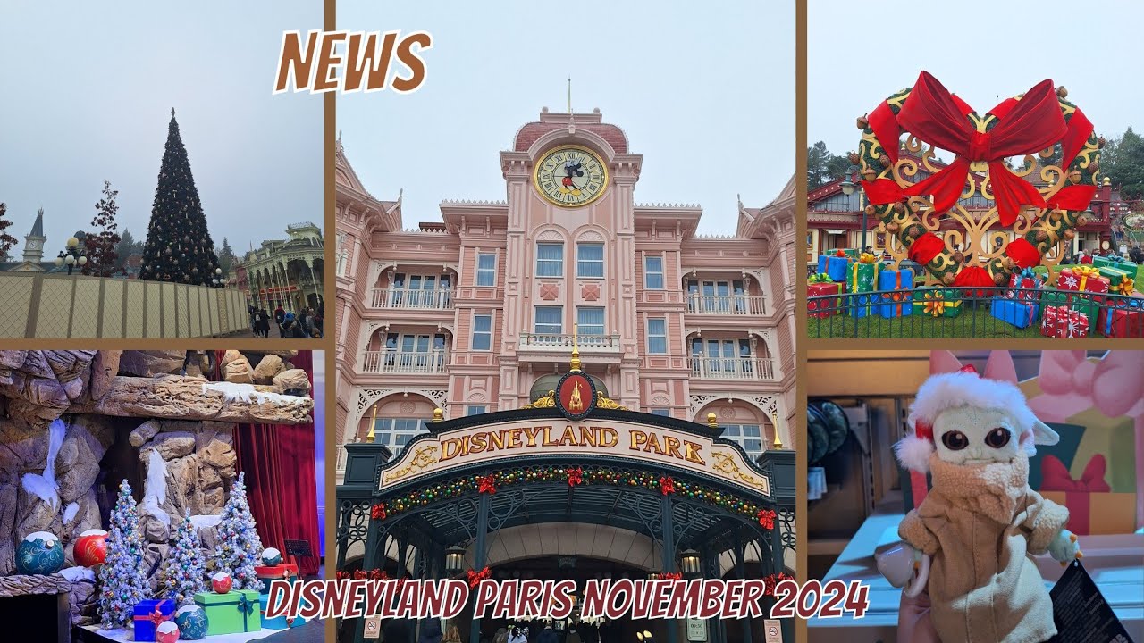 NEWS DISNEYLAND PARIS NOVEMBER 2024 | CHRISTMAS SEASON IN 4 DAYS | MERCHANDISE..