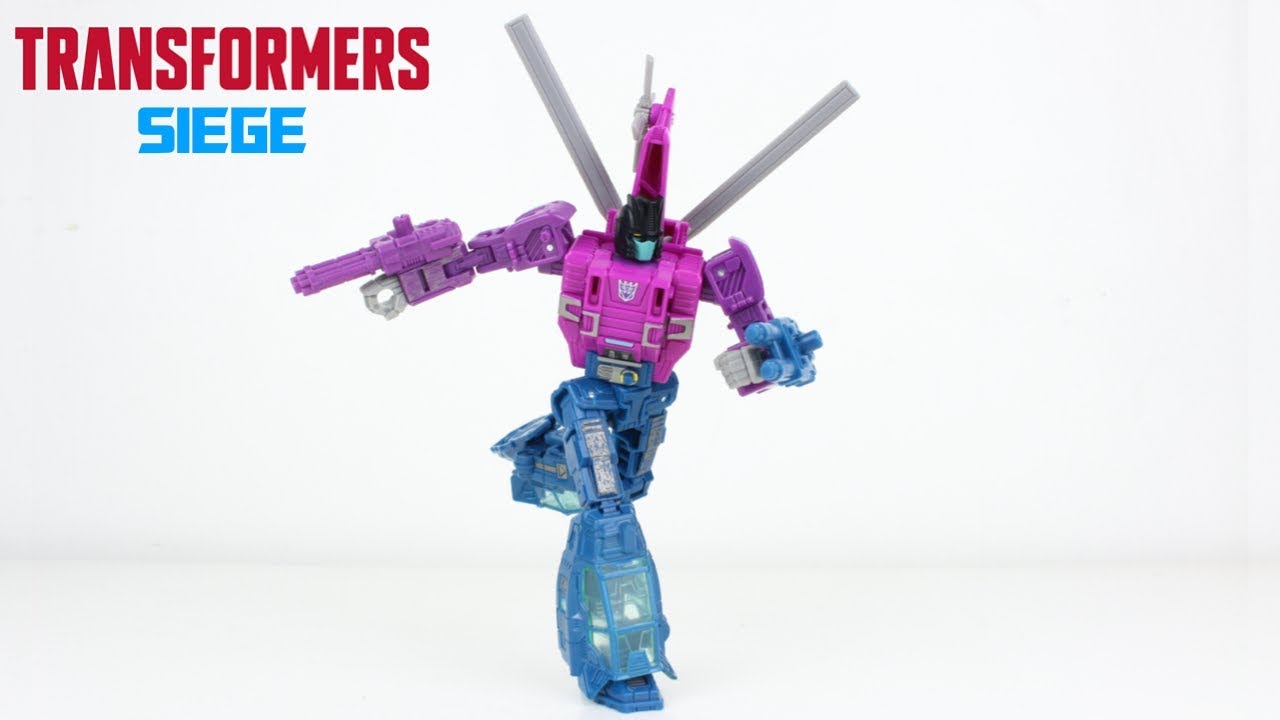 Обзор Transformers SIEGE Deluxe Class Spinister