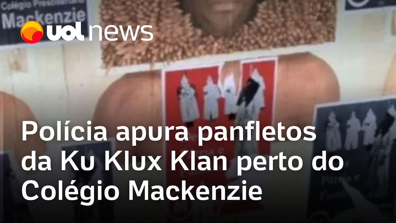 Racismo em Higienópolis: polícia apura panfletos com apologia à Ku Klux Klan perto do Mackenzie