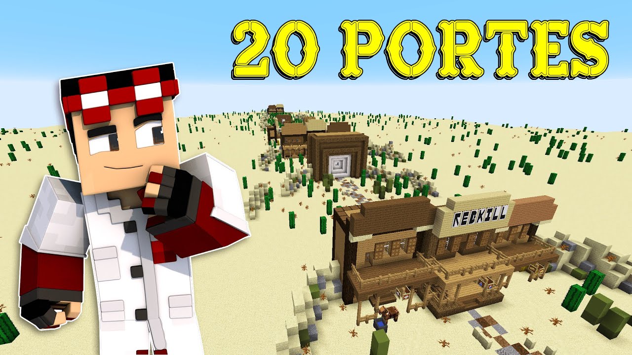 20 PORTES WESTERN 🤩 ( par allcraftOr) EN 100 SECONDES