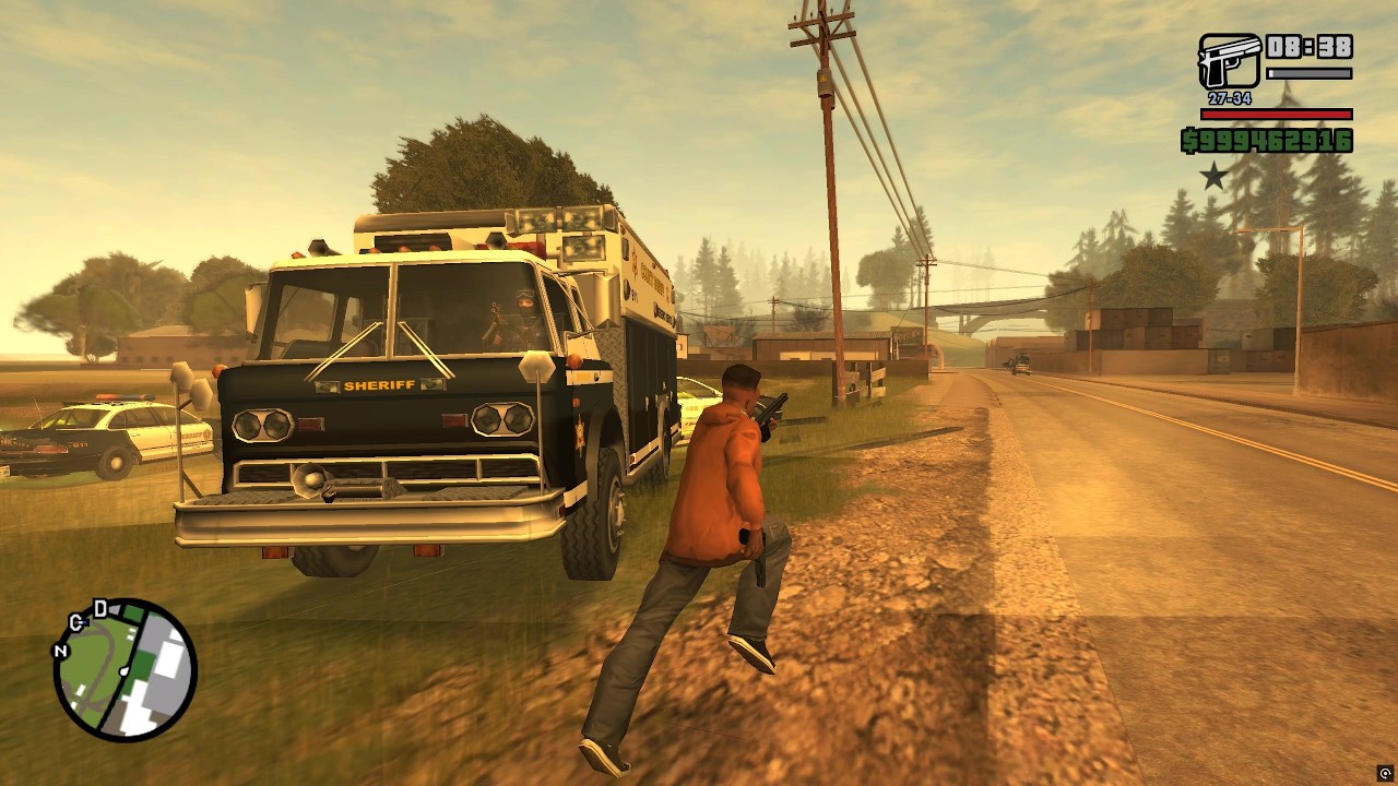 GTA San Andreas - Dillimore Shootout Rampage + Six Star Escape