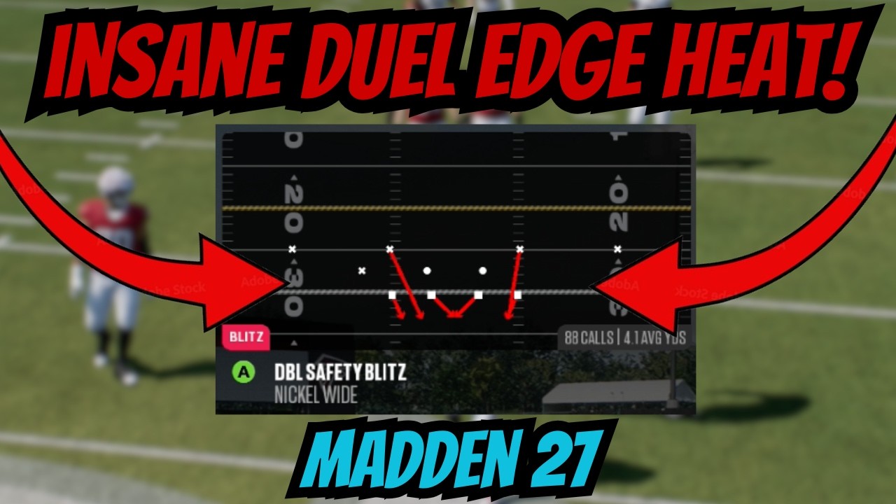 CRAZY VERSATILE BLITZ! Nickel Wide Blitz Scheme | Madden 27 Tips & Tricks
