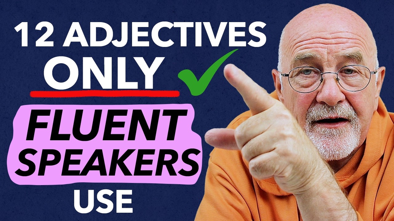 QUICK ENGLISH BOOST 🇬🇧 | Only FLUENT SPEAKERS Use These 12 English Adjectives!