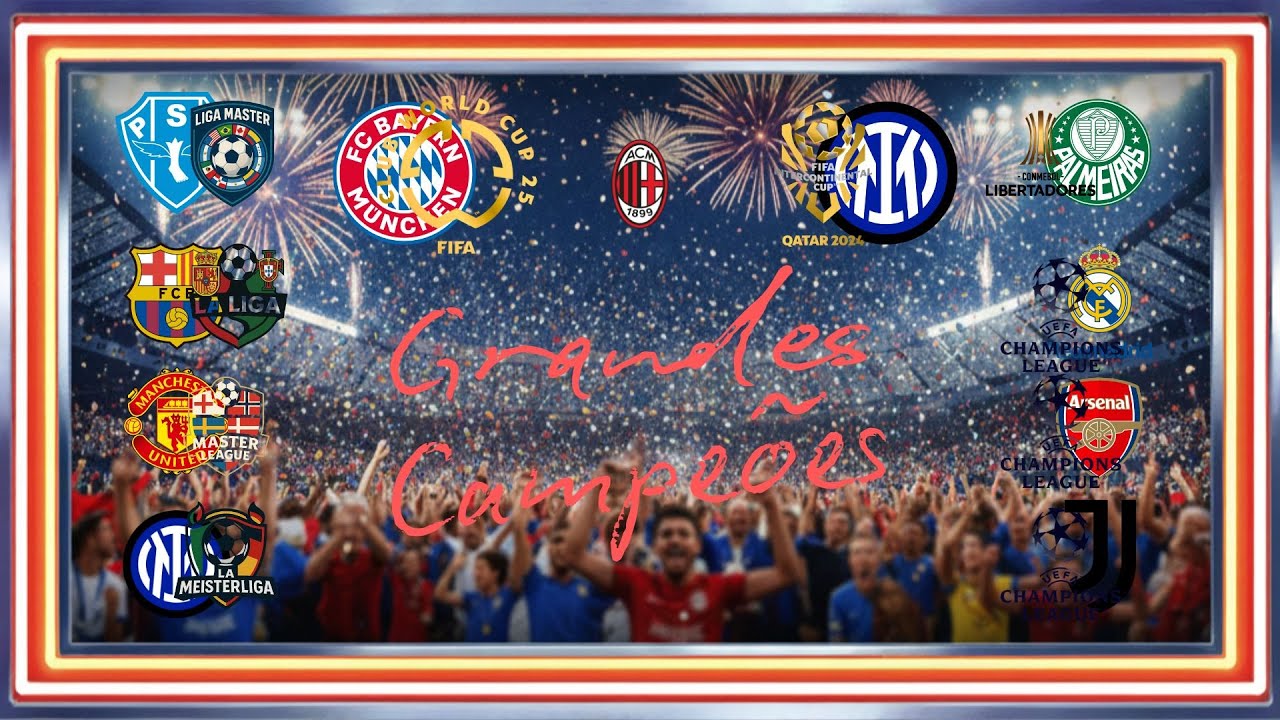 OS DONOS DO MUNDO! 🏆 Todos os Campeões da Temporada | Liga Master PES 2012