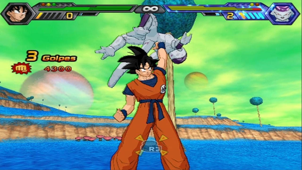 Dragon Ball Z Budokai Tenkaichi 4 Goku vs Freezer parte 1