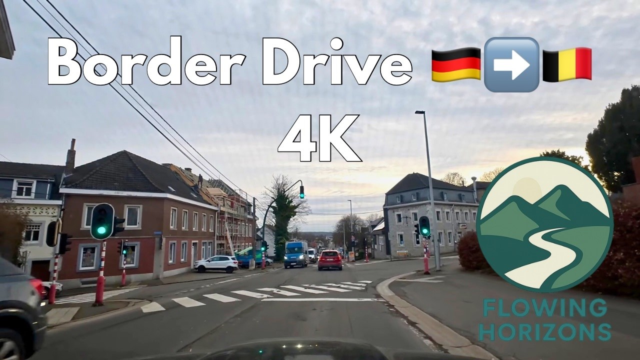 Border Drive: Aachen Region to Eupen 🇩🇪➡️🇧🇪 | Scenic Road Trip 4K