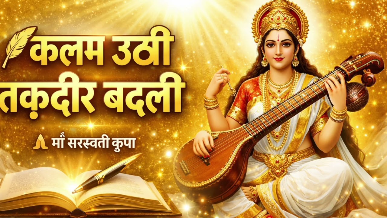 कलम उठी आज तक़दीर बदली | माँ सरस्वती का सबसे भावुक गीत Saraswati Mata Song 2026 Himanshu Hindi Music