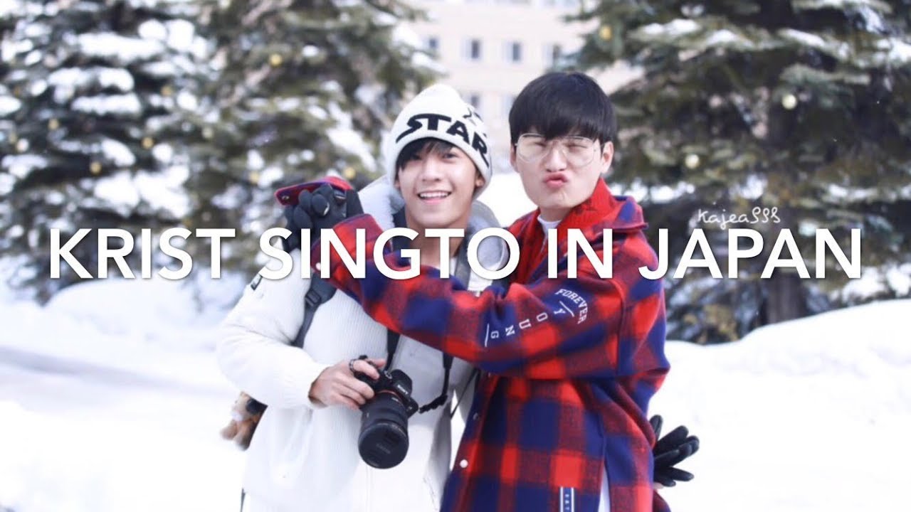Krist Singto in Japan🐢🦁💕