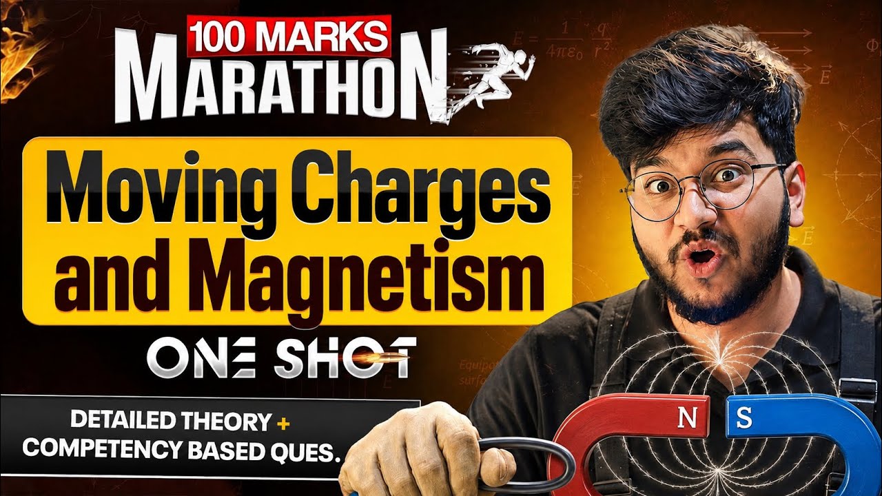 Moving Charges and Magnetism One Shot Class 12 Physics Chapter 4 | Competency-Based Questions | 2027