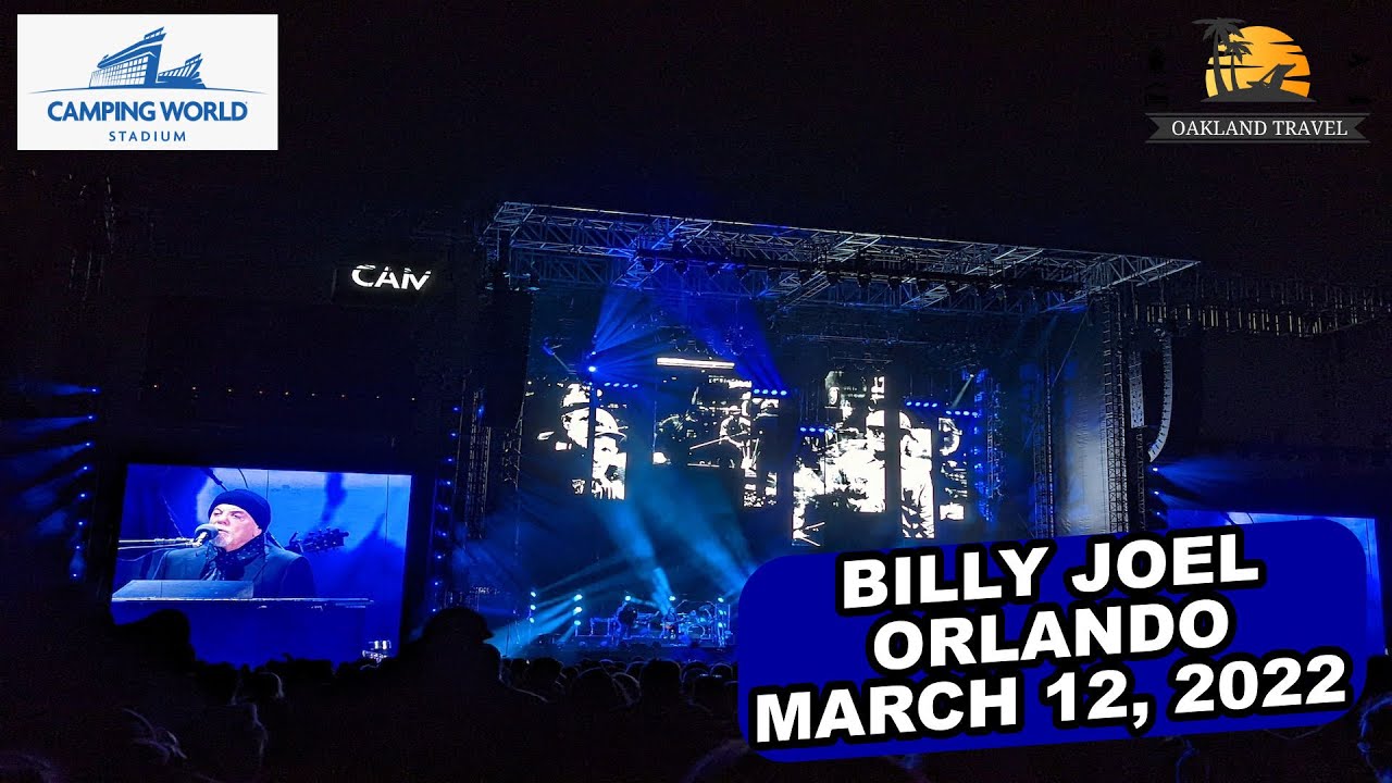 Billy Joel LIVE @ Camping World Stadium Orlando - March 12, 2022