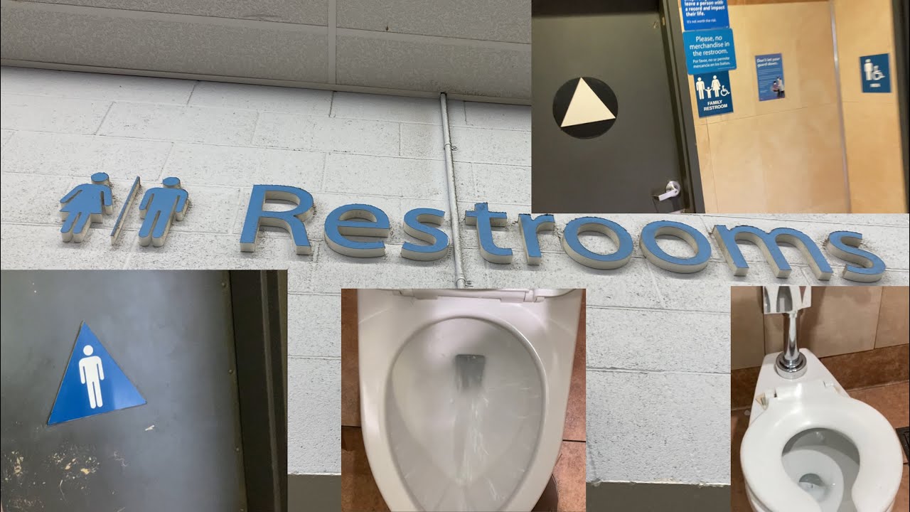 Walmart Family’s and Men’s Restrooms Full Shoot!