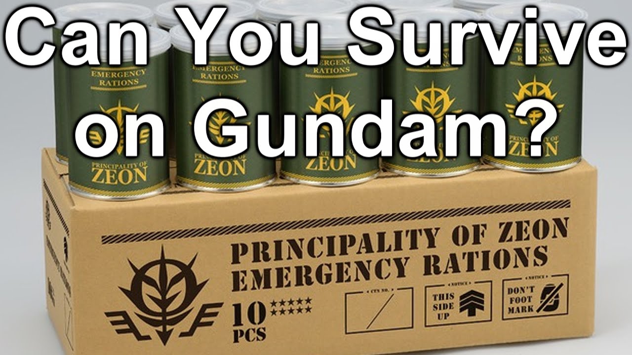 Can You Live Entirely Off of Gundam Merchandise?