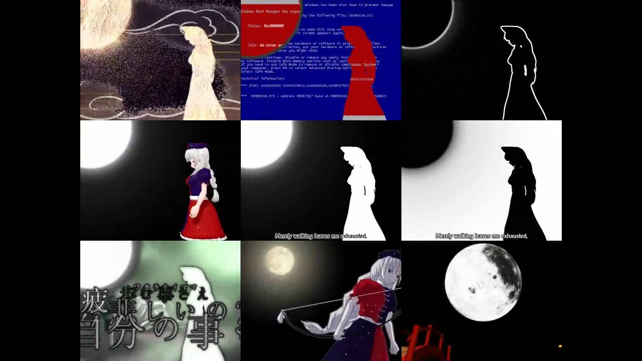 【Touhou Project】Nine Bad Apple!! feat. nomico【DarkGio-P's Version】+MP3