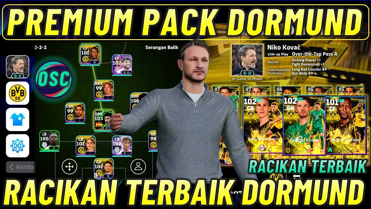 AKU BELI DORMUND PACK !! REVIEW PELATIH NIKO KOVAC & RACIKAN KOBEL DORMUND PREMIUM PACK.
