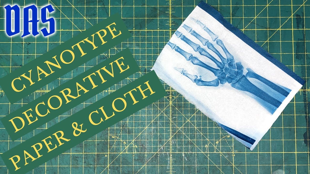 Cyanotype Decorative Paper // Adventures in Bookbinding