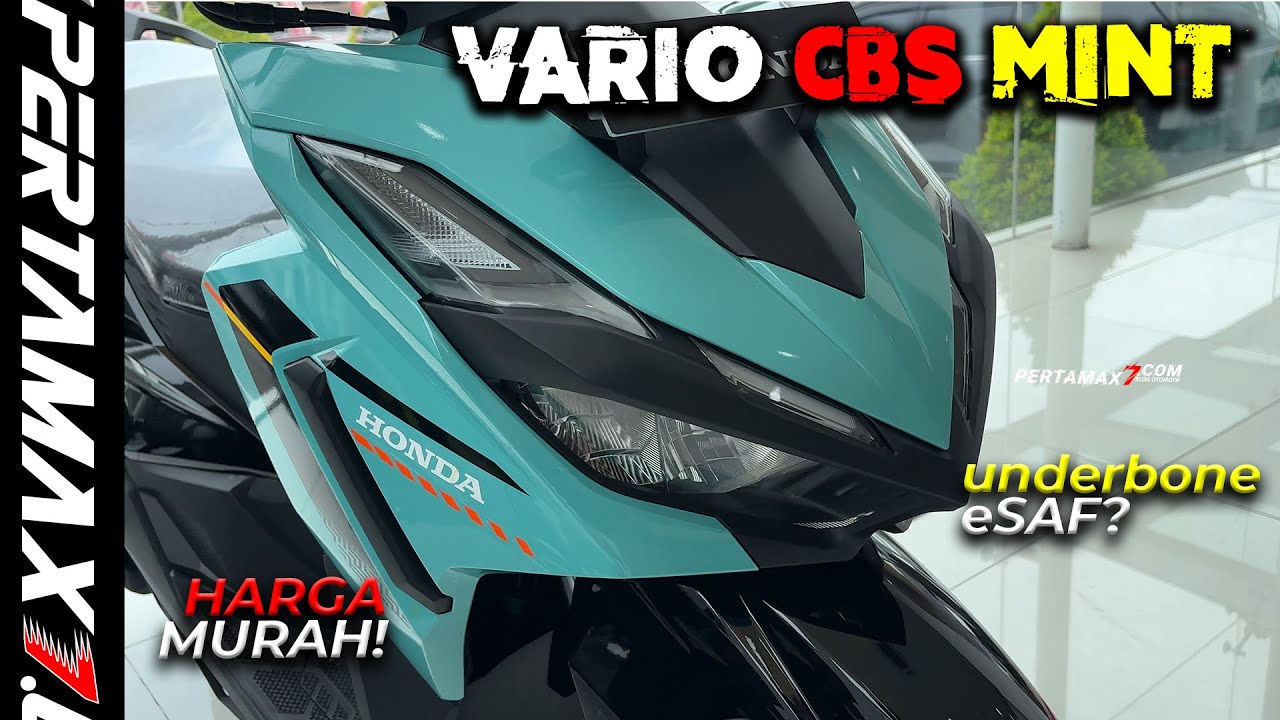 REVIEW 2026 Honda Vario 125 CBS Warna Mint Sporty Harga Jogja Murah Rangka Underbone eSAF? #vario125