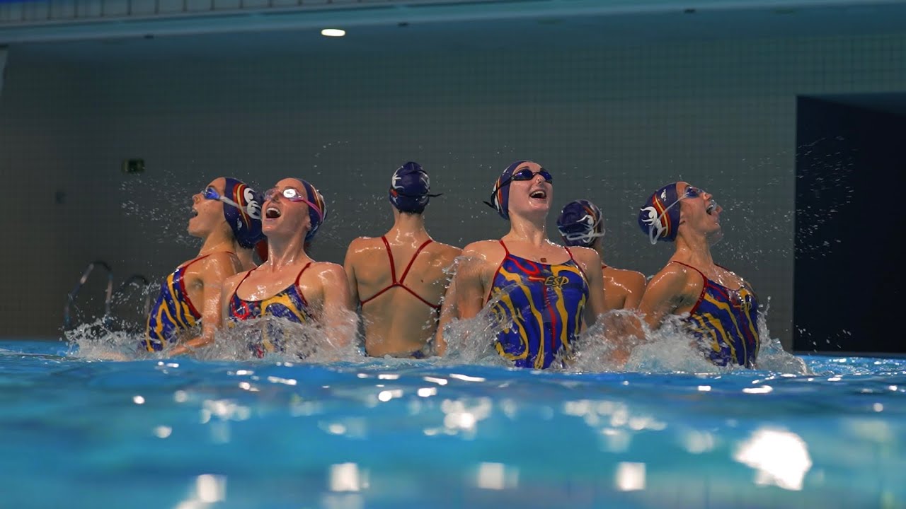 Natación artística 💛 rumbo a Doha🔜
