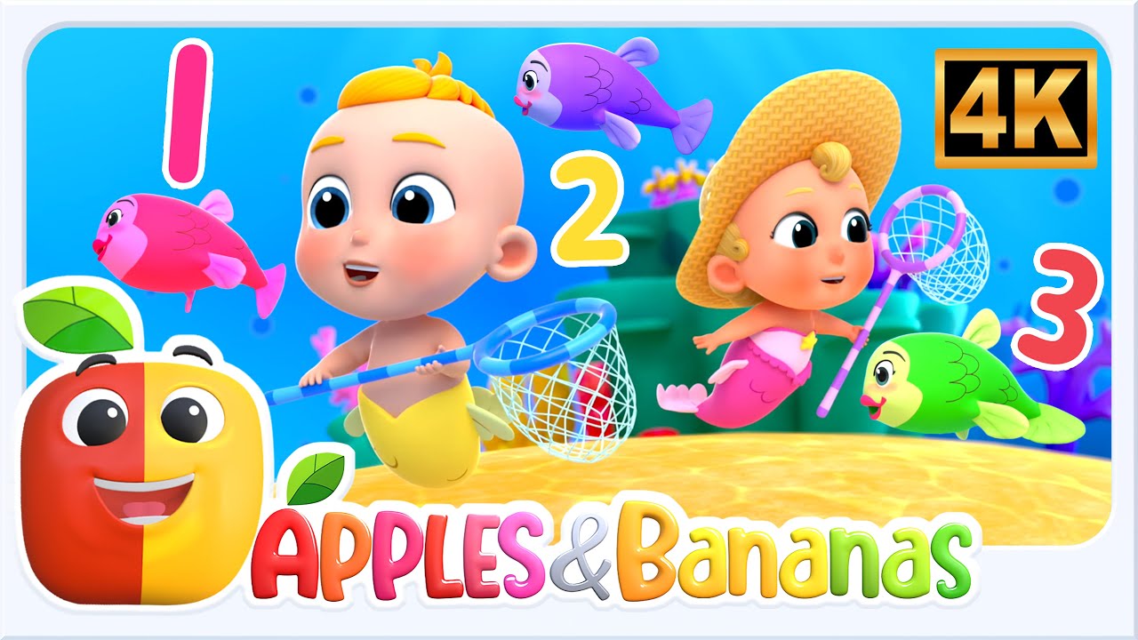 12345 Once I Caught A Fish Alive Nursery Rhyme and Songs for kids
