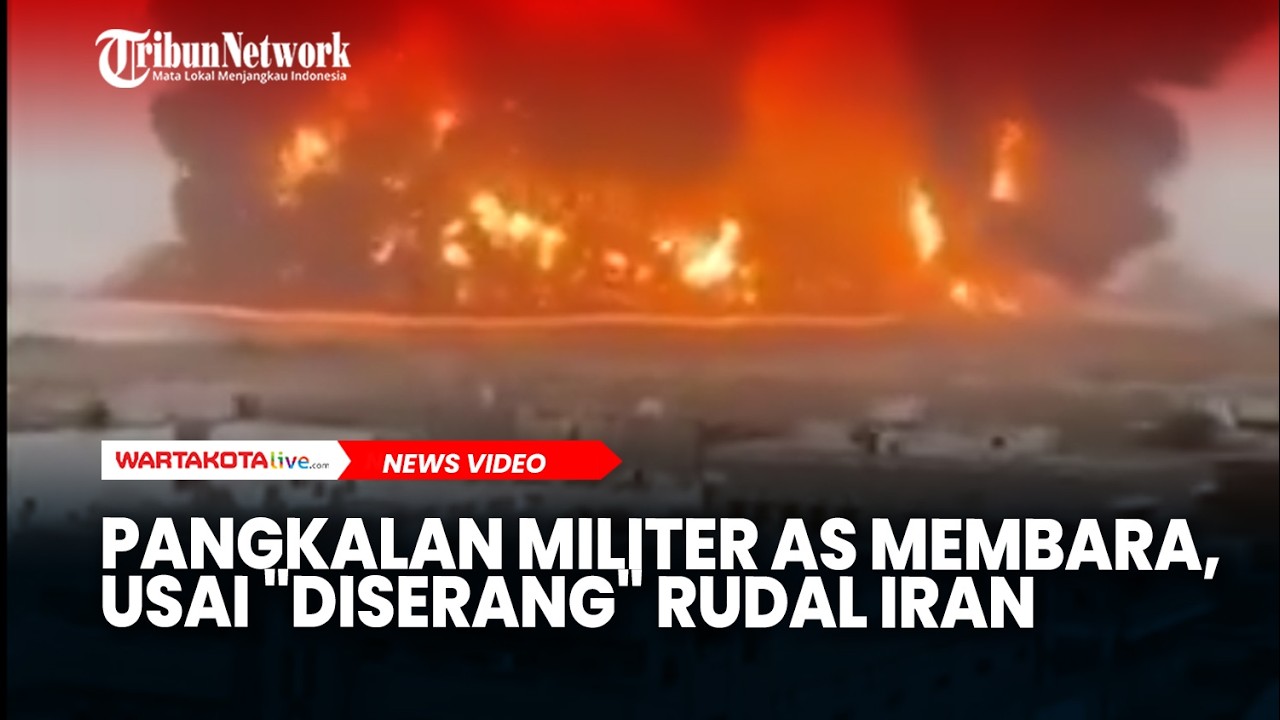 Pangkalan Militer AS Membara, Usai Diserang Rudal Iran