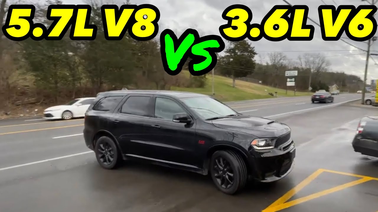 Dodge Durango: 3,6-литровый V6 против 5,7-литрового HEMI V8!