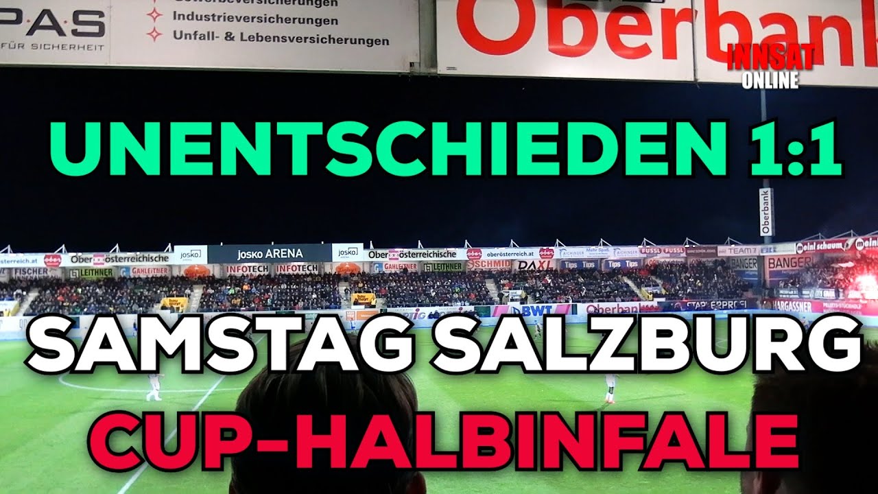 O&Ouml; Derby RIED:LASK 1:1!  Cup Halbfinale RAPID gegen RIED in Wien