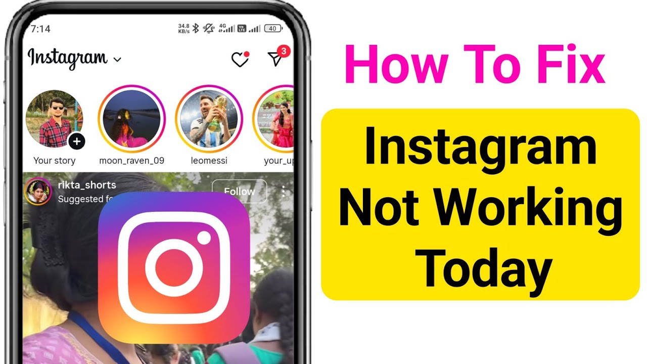 How To Fix Instagram Not Working Problem Today || Instagram Problem 2025 || Instagram bugs