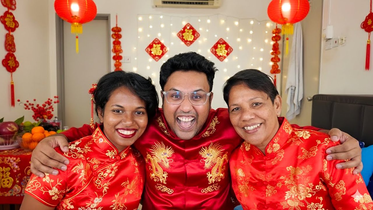Chinese New Year, Tamil Style?! 😲🇲🇾🏮