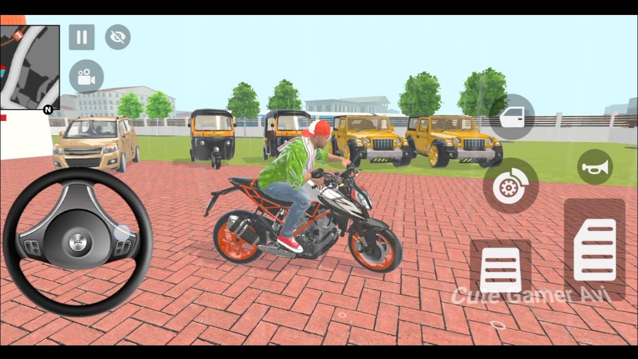 🎮Franklin order by1️⃣Wagonr2️⃣Thar & 2️⃣Tempu in Indian🇮🇳 bike Thief Auto simulator🎮 #78