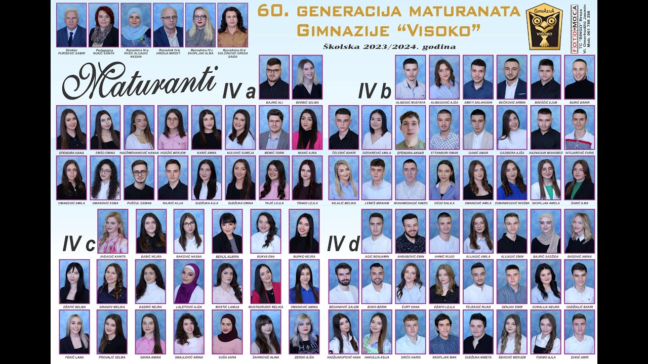 SVEČANA PODJELA DIPLOMA MATURANTIMA GIMNAZIJE 