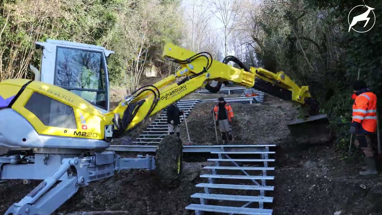 Aménagement du parc de la Mairie : les travaux en timelapse