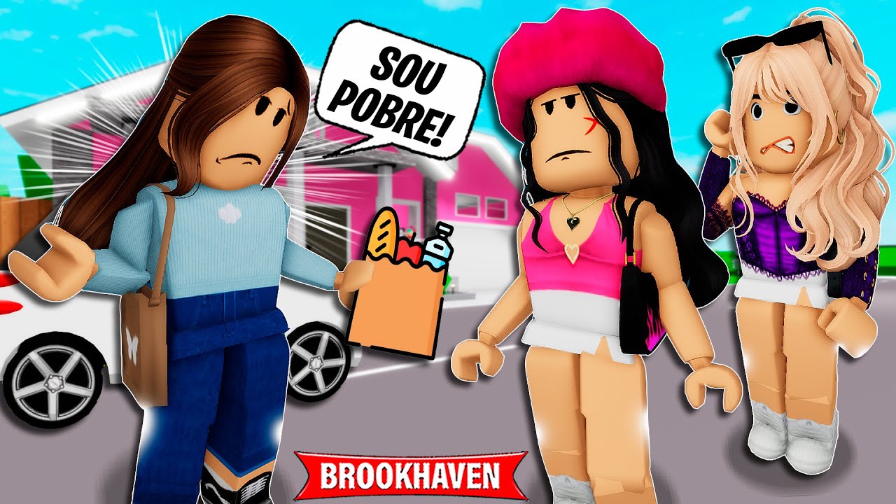 A MENINA FAMOSA FINGIU ser POBRE para TESTAR as AMIGAS | Historinhas Brookhaven Roblox Bibi e Lud