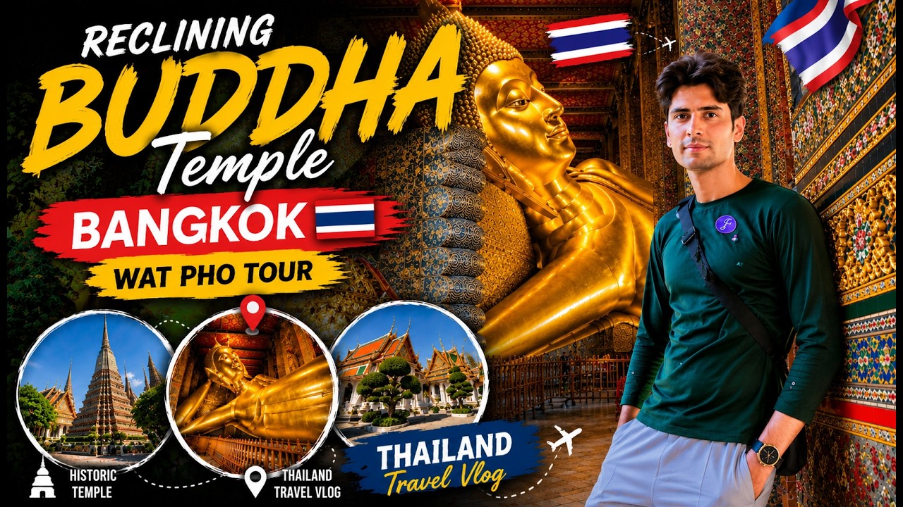 Visit of the Reclining Buddha Temple in Bangkok - Thailand Tour