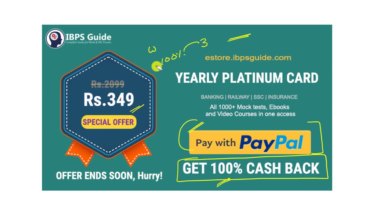 100% Cash Back Free Mock | IBPSGUIDE