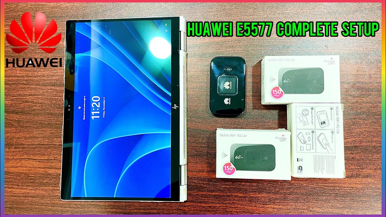 Huawei E5577 Universal 4G Mifi/Wifi Unboxing, Connecting and Setup.