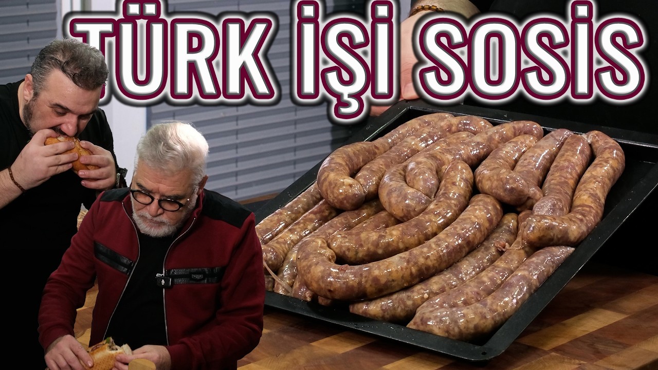 İ&Ccedil;İNDE NE VAR TAHMİN EDEMEZSİNİZ ! (Evde T&uuml;rk İşi Sakatat Sosis Tarifi)
