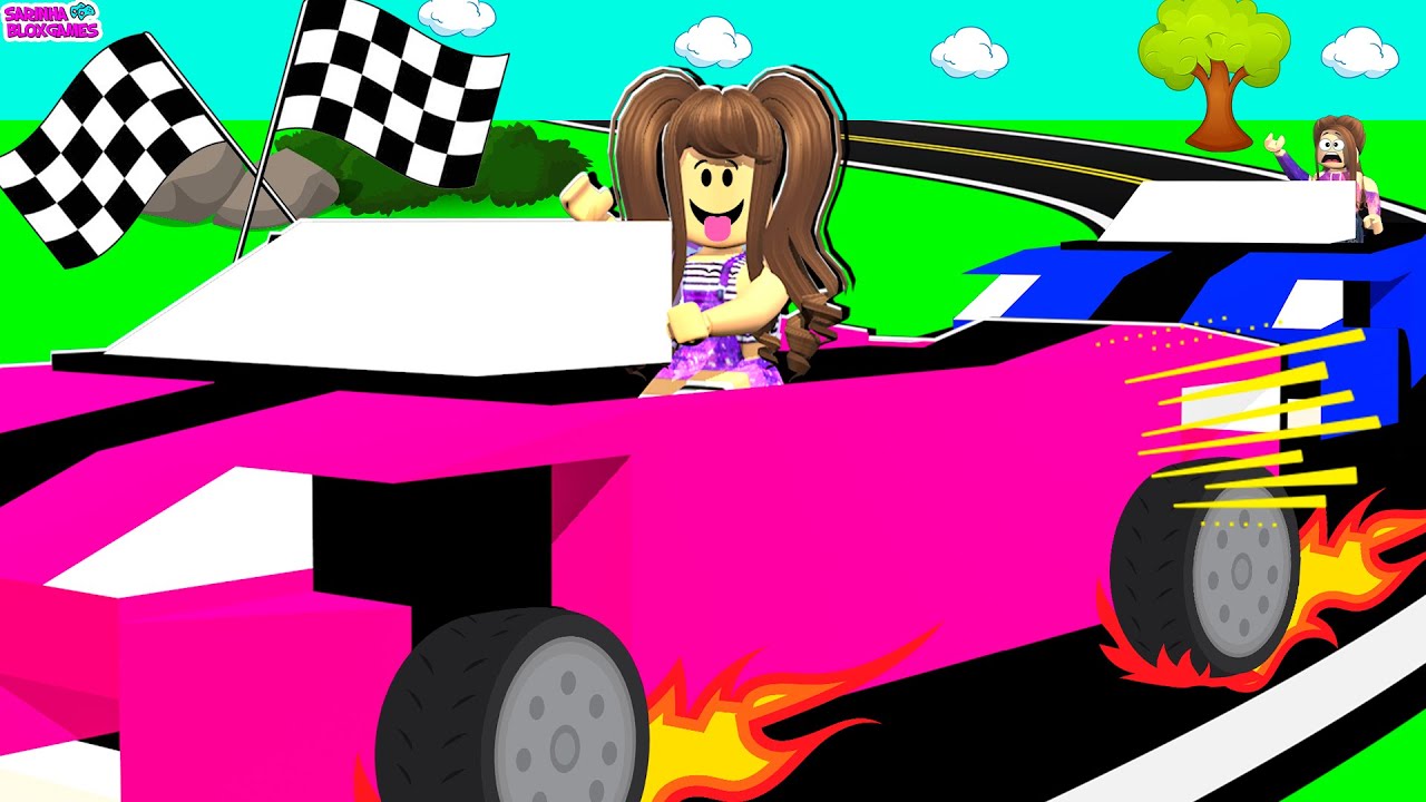 CORRIDA DE CARROS NO ROBLOX!! QUEM GANHOU? Car Obby