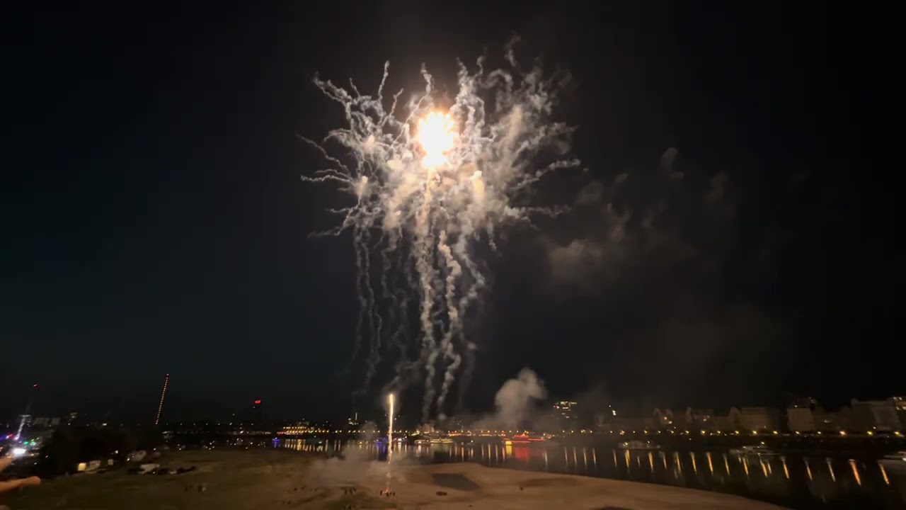 Rheinkirmes Feuerwerk | Fireworks Düsseldorf 2023