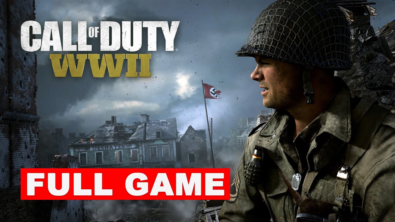 Call of Duty WW2 | Full Game Playthrough | No Commentary | No deaths | Regular