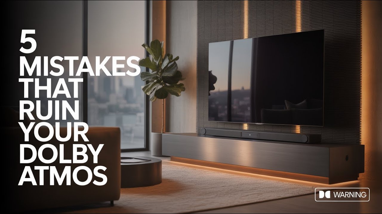 5 ошибок саундбара, которые портят впечатления от Dolby Atmos (2026)