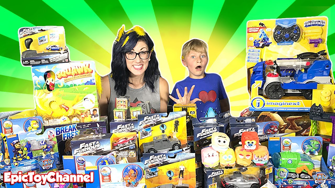 SURPRISE TOYS Paw Patrol Sea Patrol, Surprise Egg Game and Imaginext Batman Surprise Toys for Kids