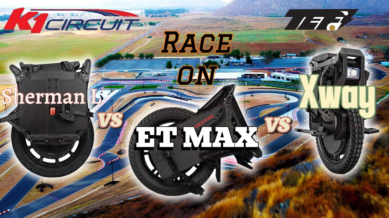 Heat 1 Tef.one | FASTEST EUC BATTLE: Begode XWAY vs LK Sherman L vs ET MAX – 60MPH RACING!