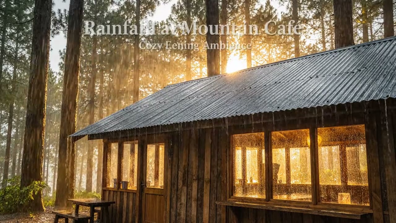 4H Rainfall ASMR on Tin for Calm & Comfort