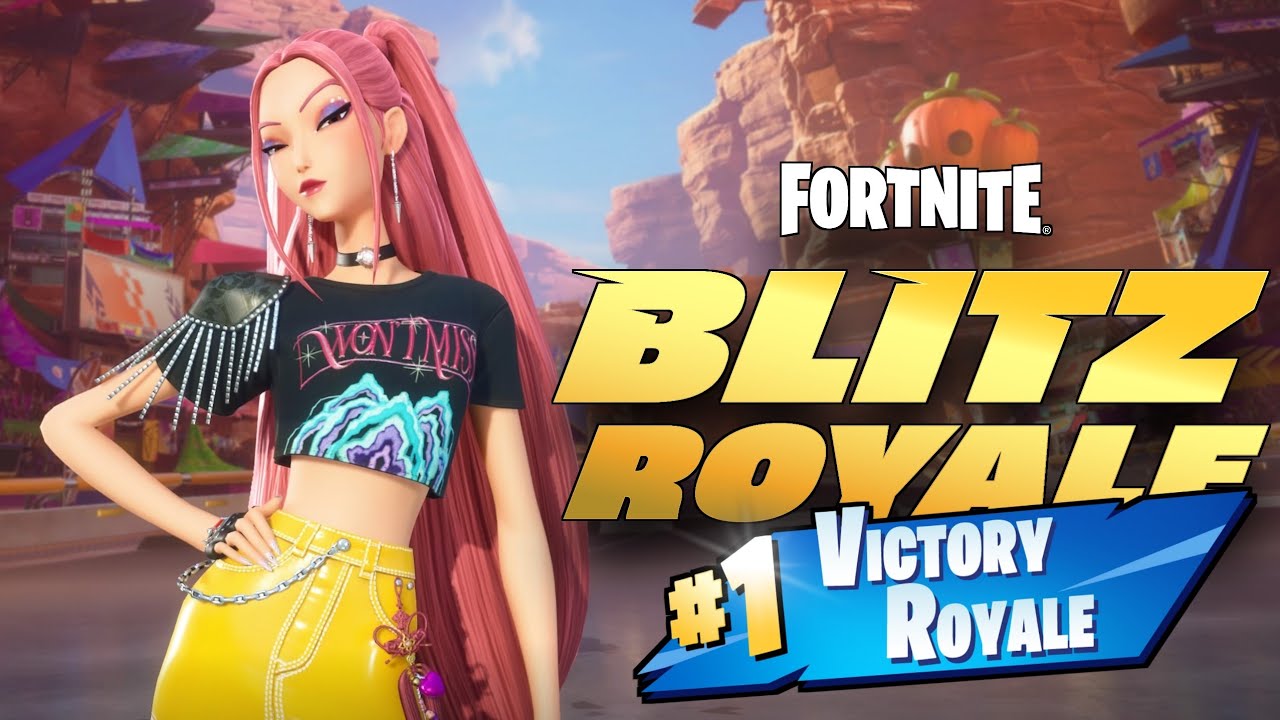 TAKEDOWN! 🩷 | MIRA FROM K-POP: DEMON HUNTERS | FORTNITE BLITZ ROYALE | 4K GAMEPLAY | NO COMMENTARY
