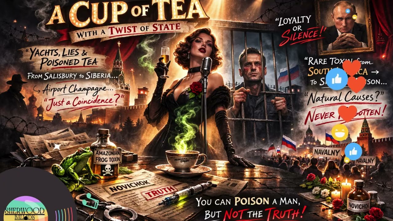 A Cup of Tea With a Twist of State - #politicalsatire about the alleged poisoning of #alexeinavalny