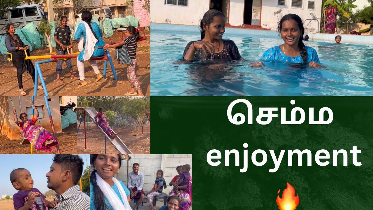 நாங்க family ஓட swimming pool போனோம் 🫣 செம்ம enjoymend 🔥 #durgagandhi