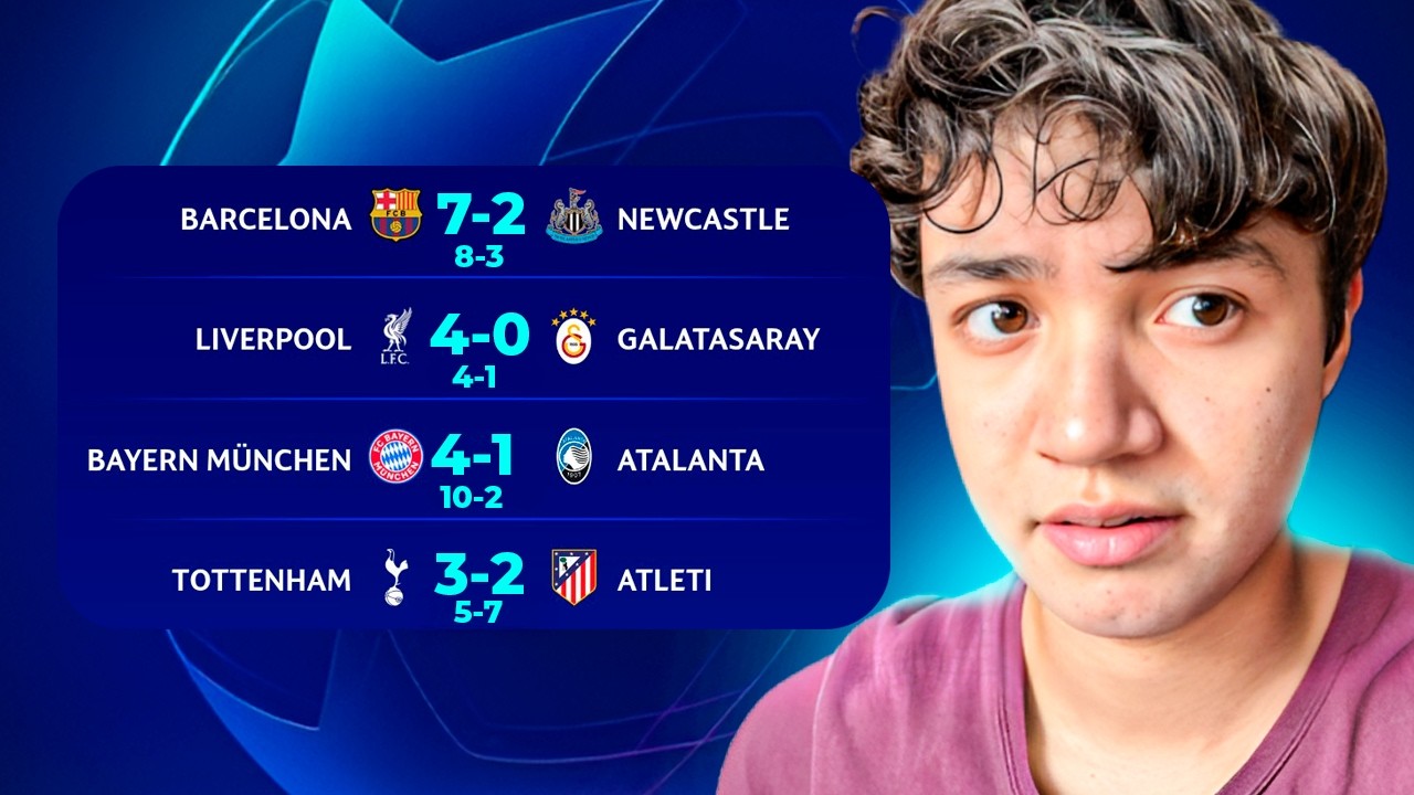 TODOS GOLEAN EN LA CHAMPIONS LEAGUE