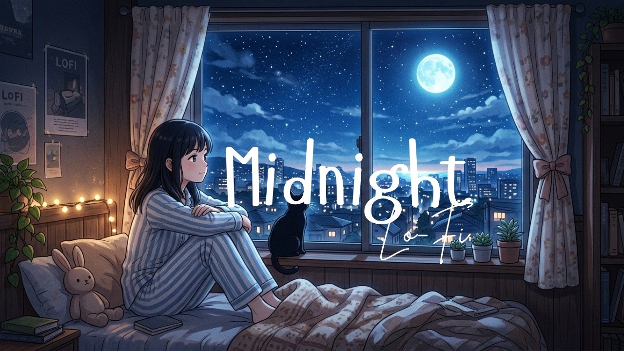 Moonlight Balcony – Peaceful Lofi Beats, Relaxing Lofi Study & Sleep Music